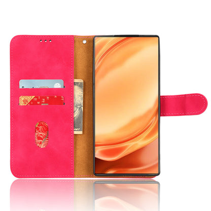 For ZTE nubia Z50 Ultra Wallet PU Leather Case Skin-touch Protective Phone Cover with Stand