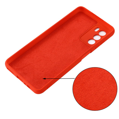 Liquid Silicone Case for ZTE Blade V40 Vita , Soft Lining Anti-Scratch Phone Cover with Strap