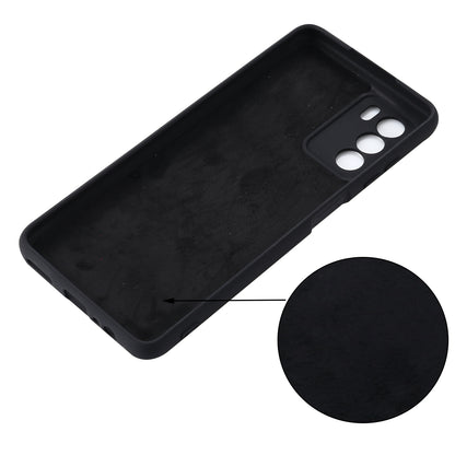 Liquid Silicone Case for ZTE Blade V40 Vita , Soft Lining Anti-Scratch Phone Cover with Strap