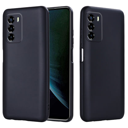 Liquid Silicone Case for ZTE Blade V40 Vita , Soft Lining Anti-Scratch Phone Cover with Strap