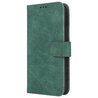 For Google Pixel 8 Leather Flip Wallet Phone Case Skin-touch Shockproof Stand Cover with Strap
