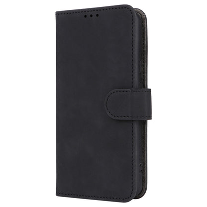 For Google Pixel 8 Leather Flip Wallet Phone Case Skin-touch Shockproof Stand Cover with Strap