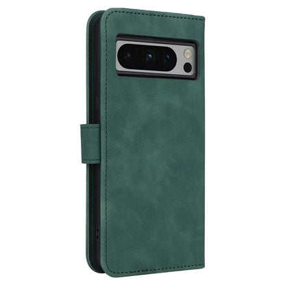 For Google Pixel 8 Pro PU Leather Phone Case Skin-touch Flip Wallet Stand Cover