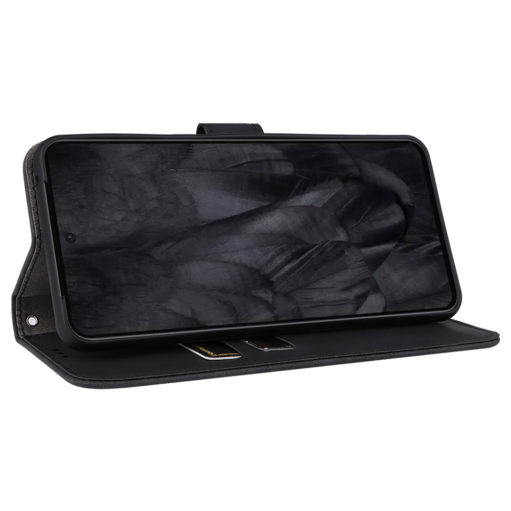 For Google Pixel 8 Pro PU Leather Phone Case Skin-touch Flip Wallet Stand Cover