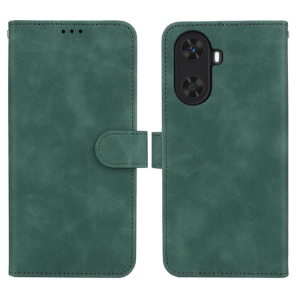 For Huawei Enjoy 60 PU Leather Skin-touch Phone Case Wallet Book Stand Flip Cover