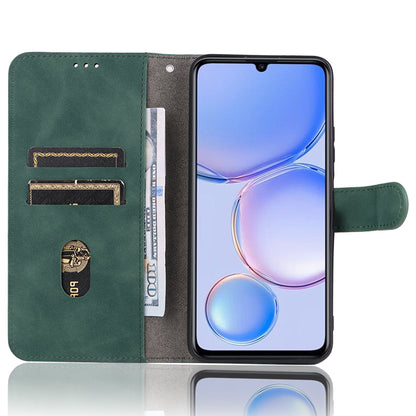 For Huawei Enjoy 60 PU Leather Skin-touch Phone Case Wallet Book Stand Flip Cover