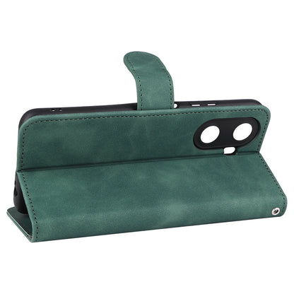 For Huawei Enjoy 60 PU Leather Skin-touch Phone Case Wallet Book Stand Flip Cover