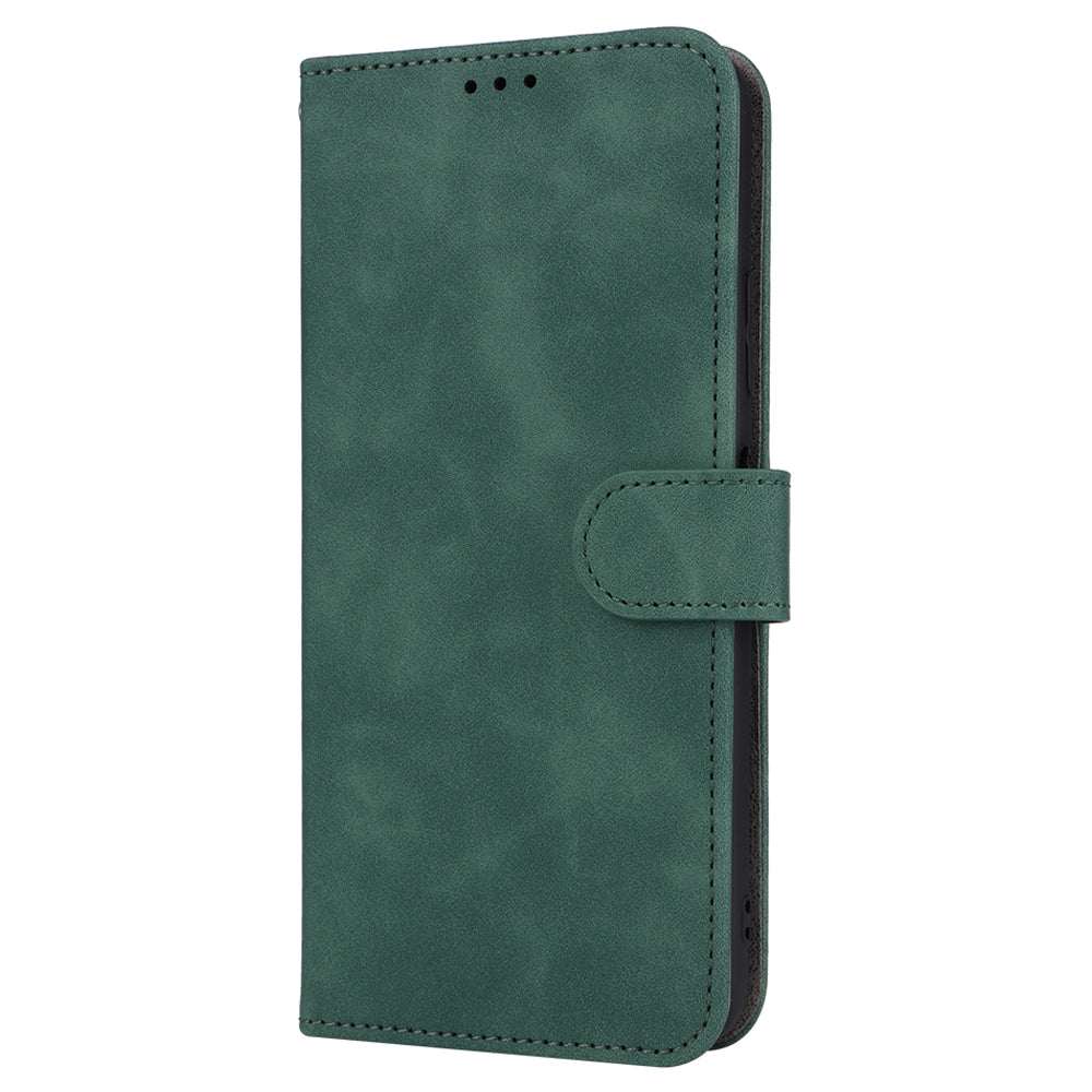 For Huawei Enjoy 60 PU Leather Skin-touch Phone Case Wallet Book Stand Flip Cover