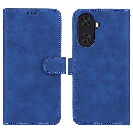 For Huawei Enjoy 60 PU Leather Skin-touch Phone Case Wallet Book Stand Flip Cover