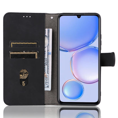 For Huawei Enjoy 60 PU Leather Skin-touch Phone Case Wallet Book Stand Flip Cover