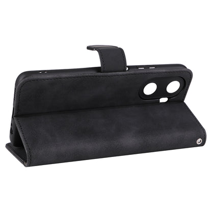 For Huawei Enjoy 60 PU Leather Skin-touch Phone Case Wallet Book Stand Flip Cover