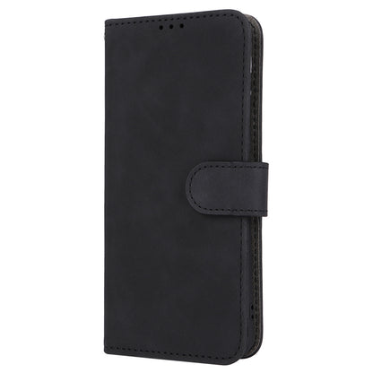 For Huawei P60 Art PU Leather Folio Flip Cover Wallet Stand Skin-touch Phone Case with Strap