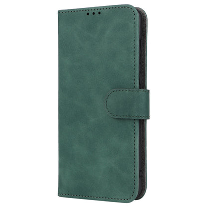 For Huawei P60 Art PU Leather Folio Flip Cover Wallet Stand Skin-touch Phone Case with Strap