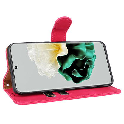 For Huawei P60 / P60 Pro Wallet Phone Case PU Leather Skin-touch Stand Folio Shockproof Cover