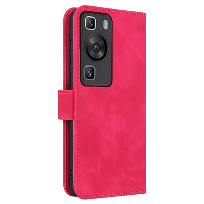 For Huawei P60 / P60 Pro Wallet Phone Case PU Leather Skin-touch Stand Folio Shockproof Cover