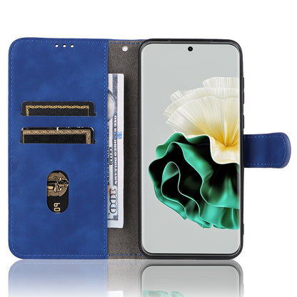 For Huawei P60 / P60 Pro Wallet Phone Case PU Leather Skin-touch Stand Folio Shockproof Cover