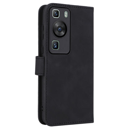 For Huawei P60 / P60 Pro Wallet Phone Case PU Leather Skin-touch Stand Folio Shockproof Cover