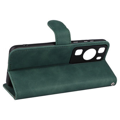 For Huawei P60 / P60 Pro Wallet Phone Case PU Leather Skin-touch Stand Folio Shockproof Cover