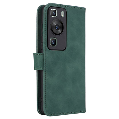 For Huawei P60 / P60 Pro Wallet Phone Case PU Leather Skin-touch Stand Folio Shockproof Cover