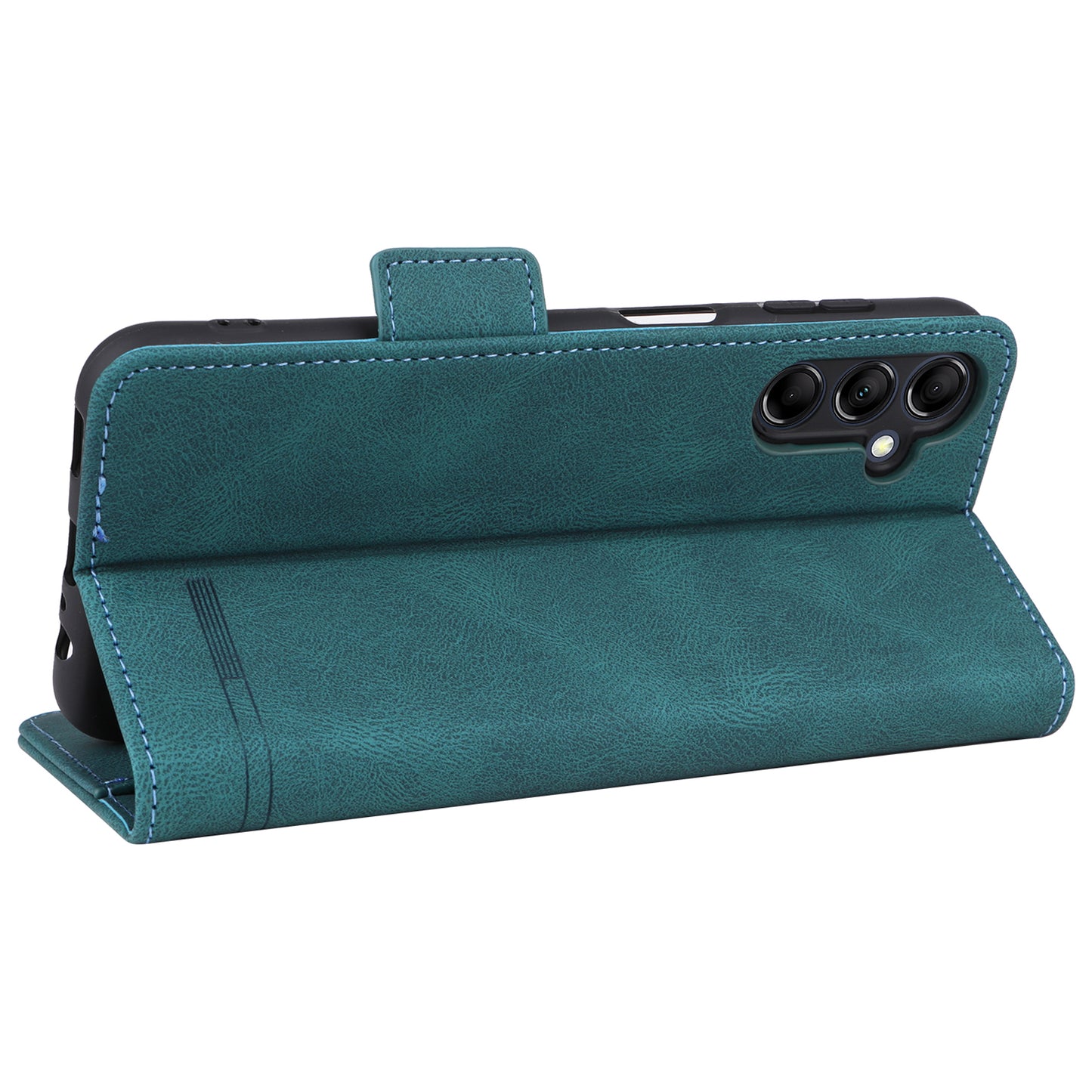 For Samsung Galaxy M14 5G Leather Wallet Phone Case Hardware Decor Flip Stand Cover