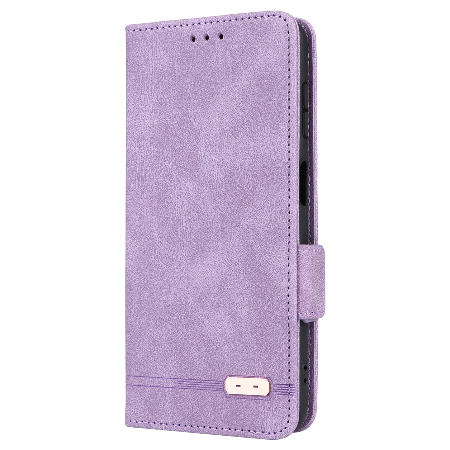 For Samsung Galaxy M14 5G Leather Wallet Phone Case Hardware Decor Flip Stand Cover