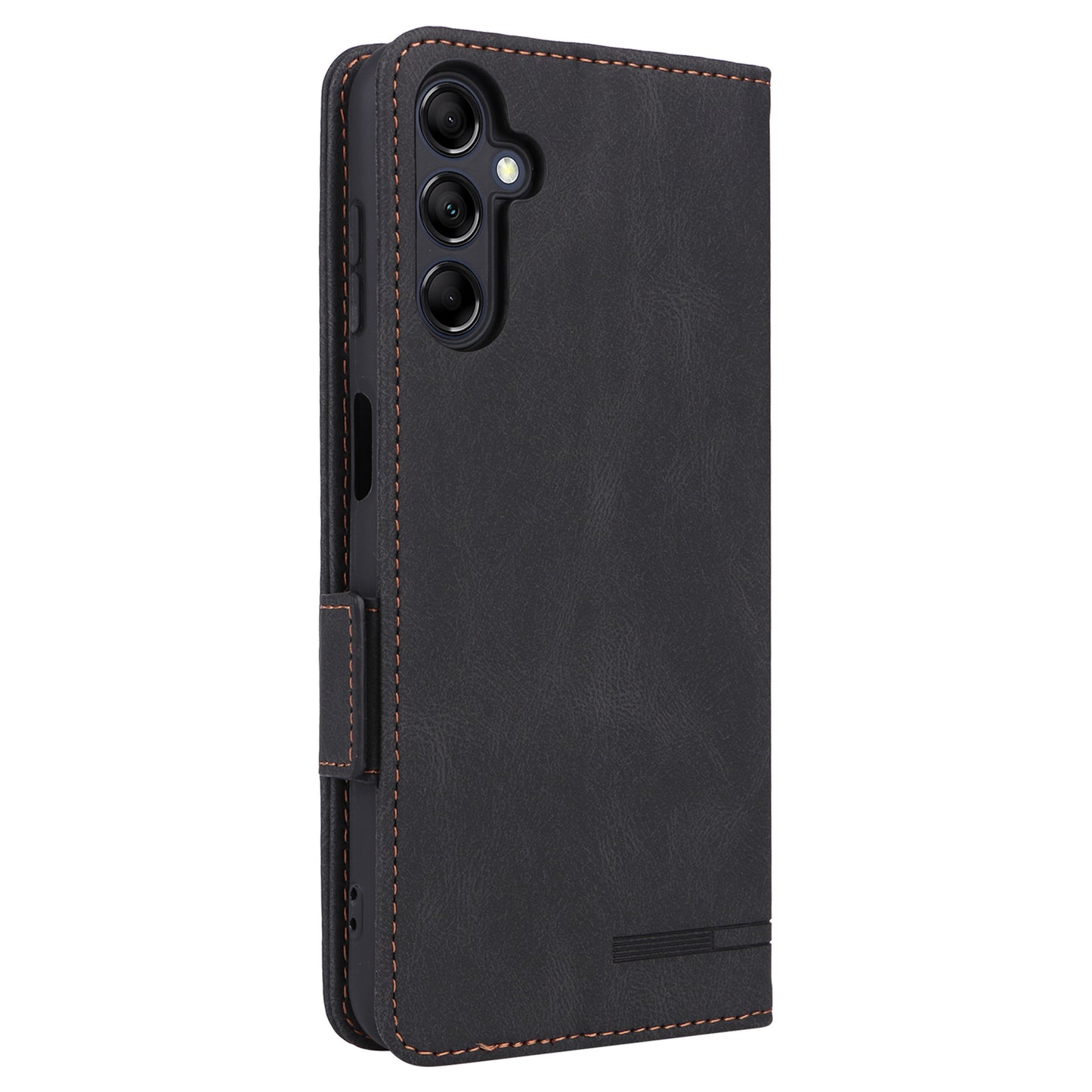 For Samsung Galaxy M14 5G Leather Wallet Phone Case Hardware Decor Flip Stand Cover