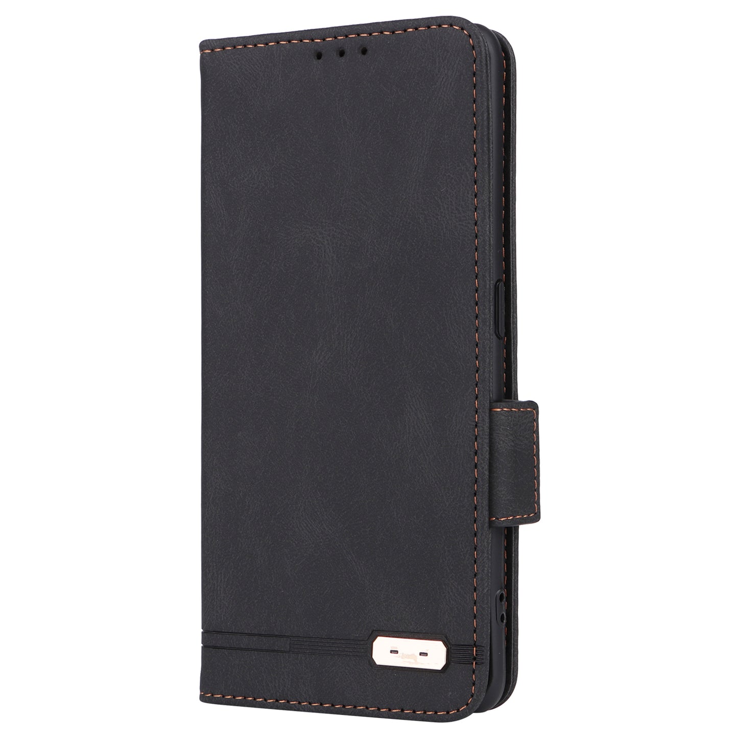 For Oppo Find X6 Hardware Decor Stand Cover PU Leather Wallet Anti-drop Phone Case