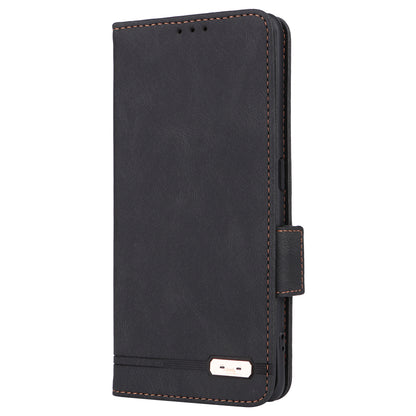 For Oppo Find X6 Hardware Decor Stand Cover PU Leather Wallet Anti-drop Phone Case