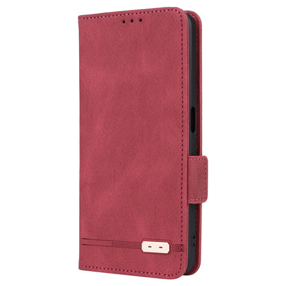 For Realme V30 / V30t 5G Hardware Decor PU Leather Phone Case Drop-proof Wallet Stand Cover