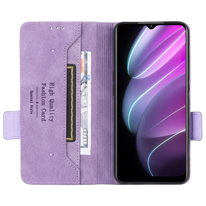 For Realme V30 / V30t 5G Hardware Decor PU Leather Phone Case Drop-proof Wallet Stand Cover