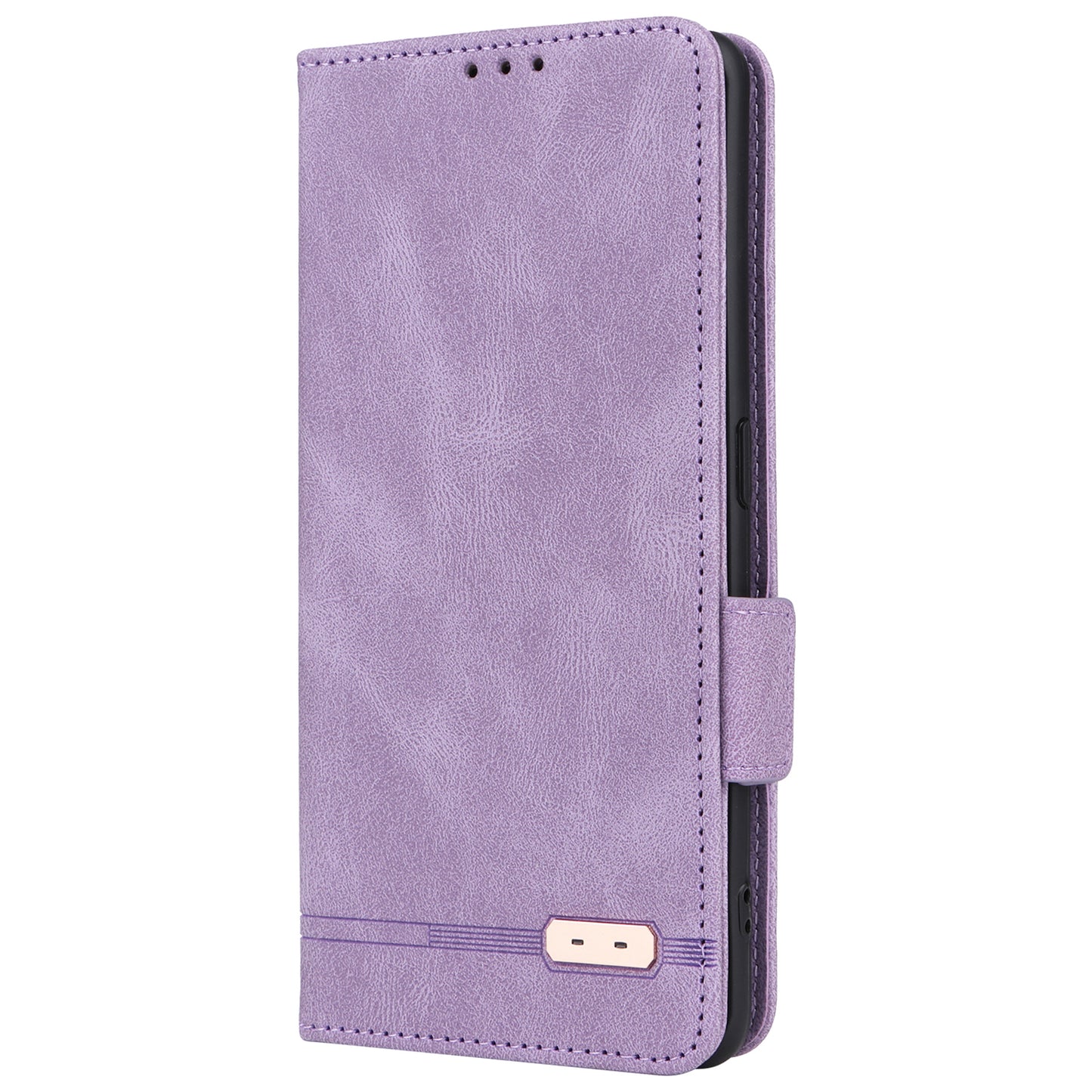 For Oppo Find X6 Pro PU Leather Wallet Phone Case Hardware Decor Folding Stand Cover