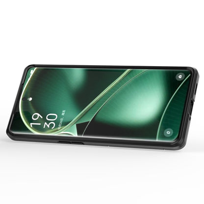 For Oppo Find X6 TPU+PC Protective Phone Case with Ring Kickstand Shockproof Armor Cover