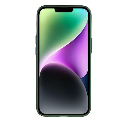 For iPhone 14 Plus Shockproof Case Anti-Drop Matte TPU Phone Cover with Metal Camera Lens Frame