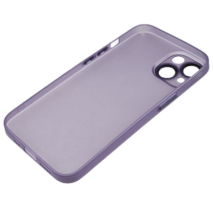 For iPhone 14 Plus Shockproof Case Anti-Drop Matte TPU Phone Cover with Metal Camera Lens Frame