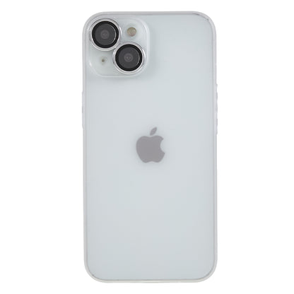 For iPhone 14 Plus Shockproof Case Anti-Drop Matte TPU Phone Cover with Metal Camera Lens Frame