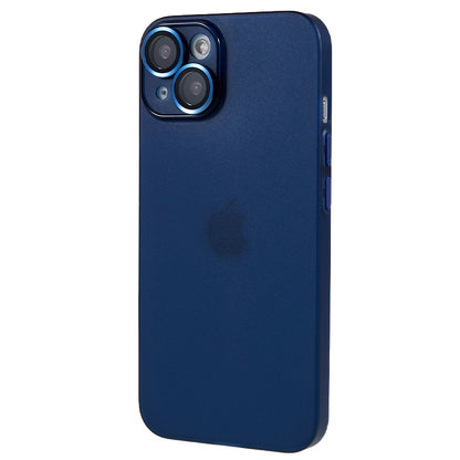 Protective Case for iPhone 13 Anti-Drop Matte TPU Phone Cover with Metal Camera Lens Frame