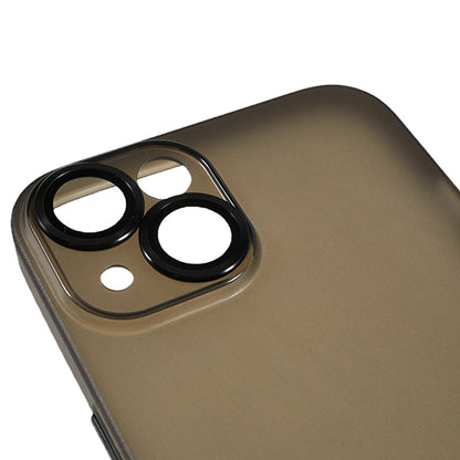 Protective Case for iPhone 13 Anti-Drop Matte TPU Phone Cover with Metal Camera Lens Frame