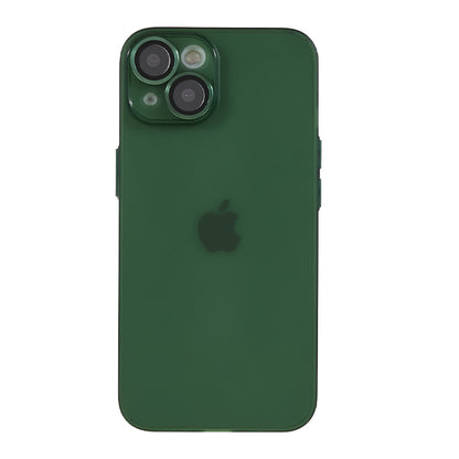 Protective Case for iPhone 13 Anti-Drop Matte TPU Phone Cover with Metal Camera Lens Frame