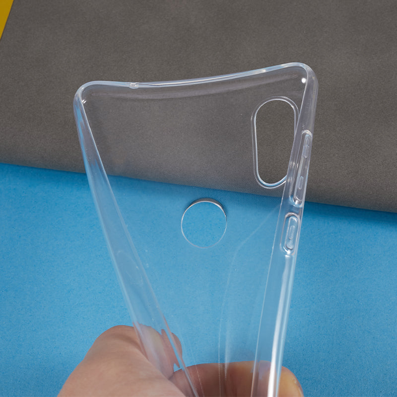 For Xiaomi Mi Mix 2s Transparent Soft TPU Phone Case Shockproof Ultra-thin Back Cover