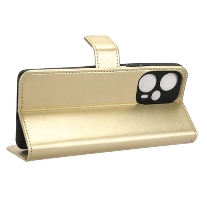 For Xiaomi Redmi Note 12 Turbo 5G / Poco F5 5G Wallet Stand Protective Phone Case Crazy Horse Texture Leather Cover