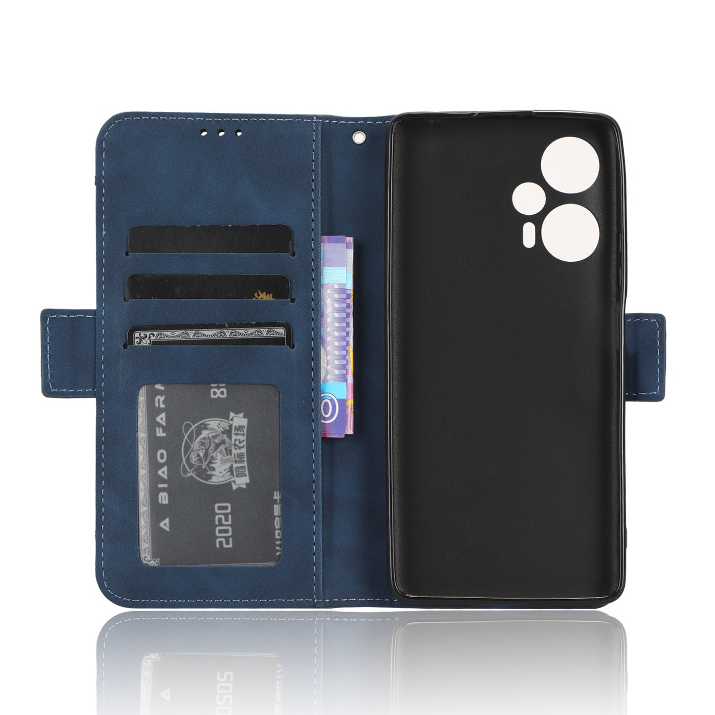 For Xiaomi Redmi Note 12 Turbo 5G / Poco F5 5G Leather Wallet Phone Case Multiple Card Slots Stand Phone Cover