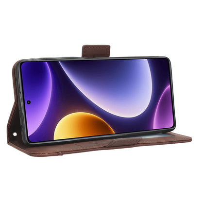 For Xiaomi Redmi Note 12 Turbo 5G / Poco F5 5G Leather Wallet Phone Case Multiple Card Slots Stand Phone Cover