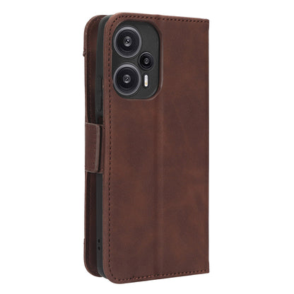 For Xiaomi Redmi Note 12 Turbo 5G / Poco F5 5G Leather Wallet Phone Case Multiple Card Slots Stand Phone Cover