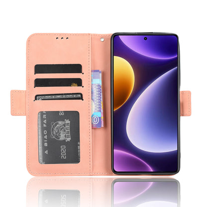 For Xiaomi Redmi Note 12 Turbo 5G / Poco F5 5G Leather Wallet Phone Case Multiple Card Slots Stand Phone Cover