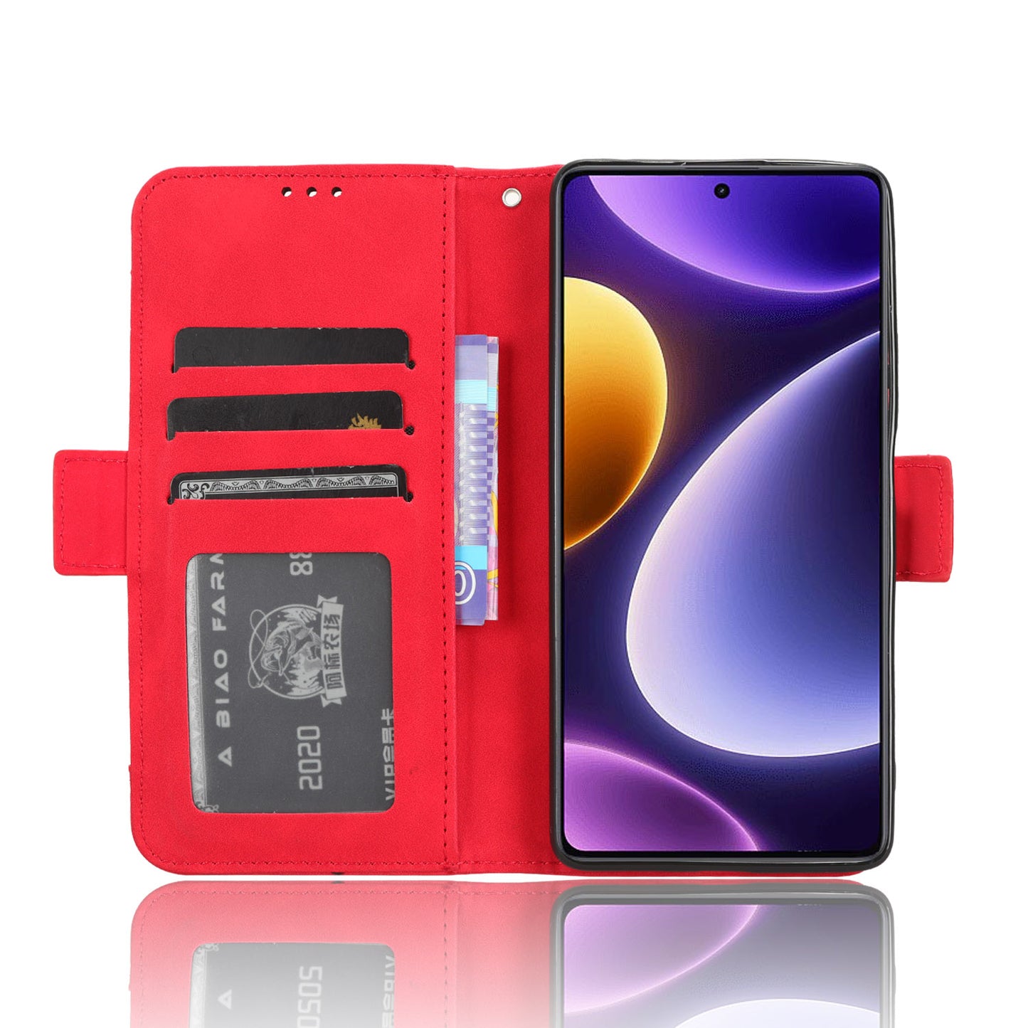 For Xiaomi Redmi Note 12 Turbo 5G / Poco F5 5G Leather Wallet Phone Case Multiple Card Slots Stand Phone Cover