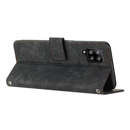 For Samsung Galaxy A22 4G (EU Version) / M32 (India Version) / M32 (Global Version) 4G / F22 / M22 Case PU Leather Phone Cover