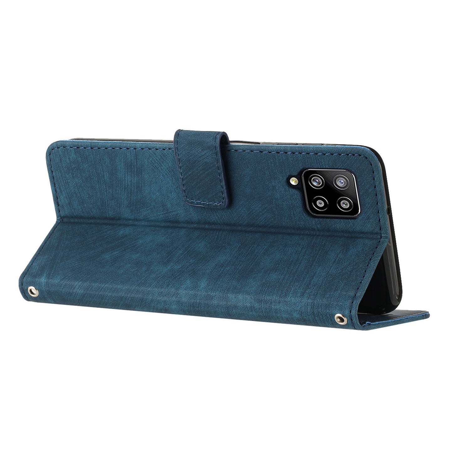 For Samsung Galaxy A22 4G (EU Version) / M32 (India Version) / M32 (Global Version) 4G / F22 / M22 Case PU Leather Phone Cover