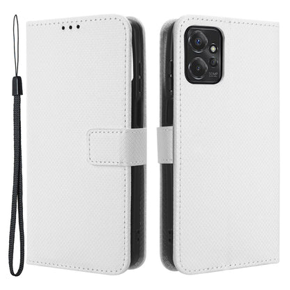 For Motorola Moto G Power 5G Stand Wallet Leather Phone Case Diamond Texture Smartphone Cover