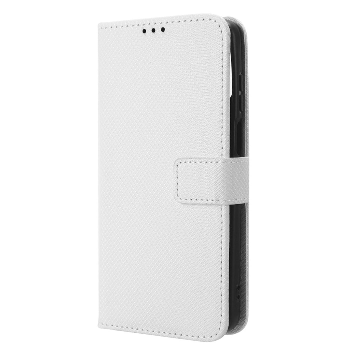 For Motorola Moto G Power 5G Stand Wallet Leather Phone Case Diamond Texture Smartphone Cover