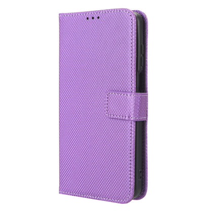 For Motorola Moto G Power 5G Stand Wallet Leather Phone Case Diamond Texture Smartphone Cover